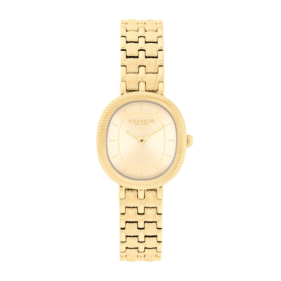 Ladies' Coach Harlow Gold-Tone IP Watch with Gold-Tone Dial (Model: 14504660)