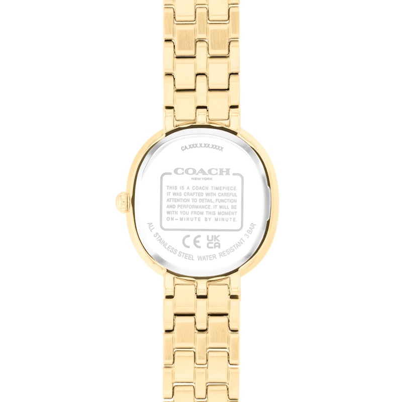 Main Image 3 of Ladies' Coach Harlow Gold-Tone IP Watch with Gold-Tone Dial (Model: 14504660)
