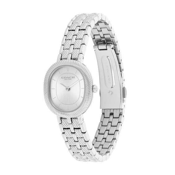 Ladies' Coach Harlow Stainless Steel Watch with Silver-Tone Dial (Model: 14504659)