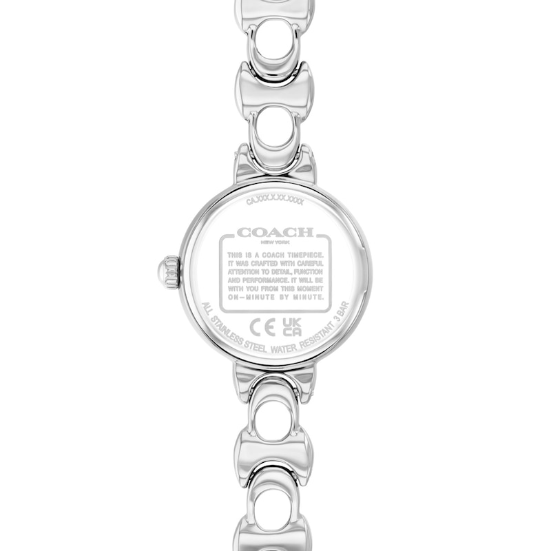 Main Image 3 of Ladies' Coach Iris Stainless Steel Watch with Chalk Dial (Model: 14504651-T)