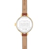 Thumbnail Image 3 of Ladies' Coach Iris Gold-Tone IP Stainless Steel Watch with Brown Leather Strap (Model: 14504656-T)