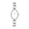 Thumbnail Image 1 of Ladies' Coach Sammy Stainless Steel Watch with White Dial and Heart-Link Bracelet (Model: 14504639-T)
