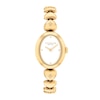 Thumbnail Image 1 of Ladies' Coach Sammy Gold-Tone IP Stainless Steel Watch with White Dial and Heart-Link Bracelet (Model: 14504638-T)