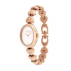 Thumbnail Image 2 of Ladies' Coach Sammy Rose-Tone IP Stainless Steel Watch with White Dial and Heart-Link Bracelet (Model: 14504640-T)