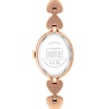Thumbnail Image 3 of Ladies' Coach Sammy Rose-Tone IP Stainless Steel Watch with White Dial and Heart-Link Bracelet (Model: 14504640-T)