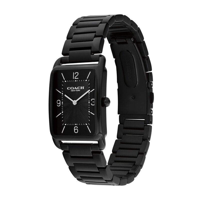 Main Image 2 of Coach Elliot Black IP Stainless Steel Watch with Black Dial (Model: 14400049)