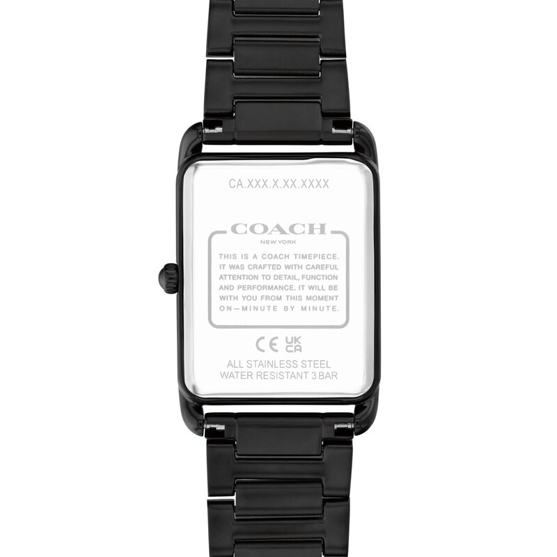 Main Image 3 of Coach Elliot Black IP Stainless Steel Watch with Black Dial (Model: 14400049)