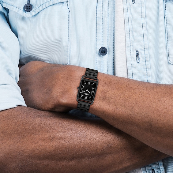 Coach Elliot Black IP Stainless Steel Watch with Black Dial (Model: 14400049)