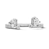 Thumbnail Image 1 of 3/4 CT. T.W. Trillion-Cut Lab-Grown Diamond Enhancer in 14K White Gold (F/VS2)