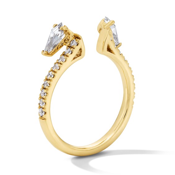 3/4 CT. T.w. Kite-Shaped Lab-Grown Diamond Enhancer in 14K White Gold (F/Vs2)