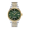 Thumbnail Image 1 of Men's Tissot Le Locle Gold-Tone PVD and Stainless Steel Watch with Green Dial (Model: T0064072209300)