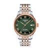 Thumbnail Image 1 of Men's Tissot Le Locle Rose-Tone PVD Stainless Steel Watch with Green Dial (Model: T0064072209301)