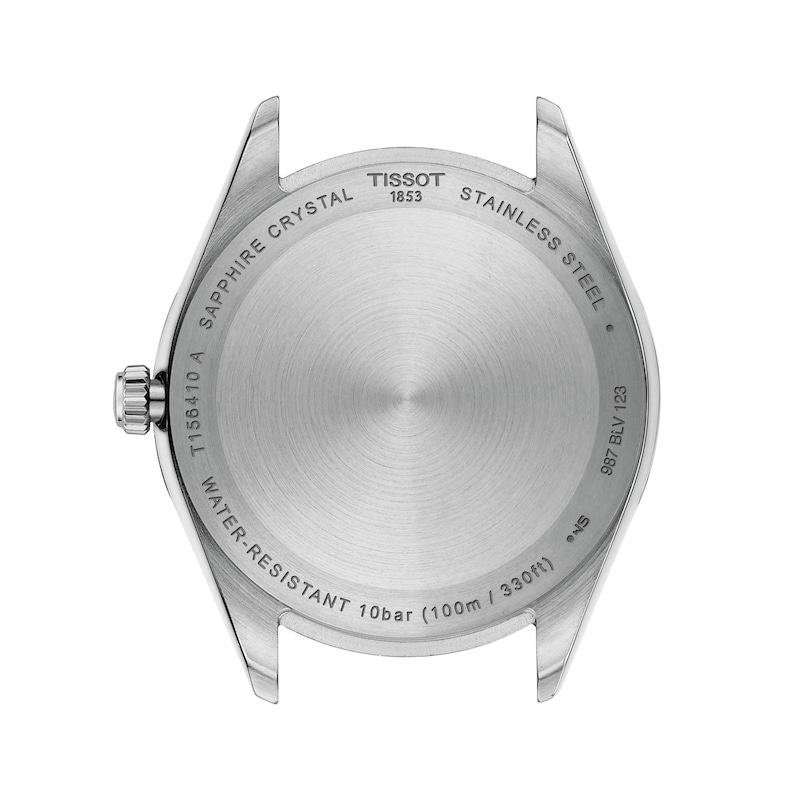 Main Image 2 of Men's Tissot Ballade Rose-Tone PVD and Stainless Steel Watch with Brown Dial (Model: T1564102229101)