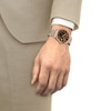 Thumbnail Image 5 of Men's Tissot Ballade Rose-Tone PVD and Stainless Steel Watch with Brown Dial (Model: T1564102229101)