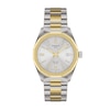 Thumbnail Image 1 of Tissot PRC 100 Solar Gold-Tone PVD and Stainless Steel Watch with Silver-Tone Dial (Model: T1518222203100)