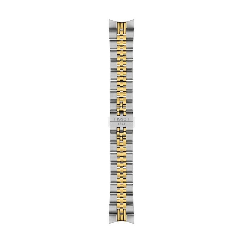 Main Image 4 of Men's Tissot Ballade Gold-Tone PVD and Stainless Steel Watch with Silver-Tone Dial (Model: T1564082203300)