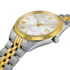 Thumbnail Image 6 of Men's Tissot Ballade Gold-Tone PVD and Stainless Steel Watch with Silver-Tone Dial (Model: T1564082203300)