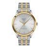 Thumbnail Image 1 of Men's Tissot Classic Dream Gold-Tone PVD and Stainless Steel Watch with Silver-Tone Dial (Model: T1584072203100)