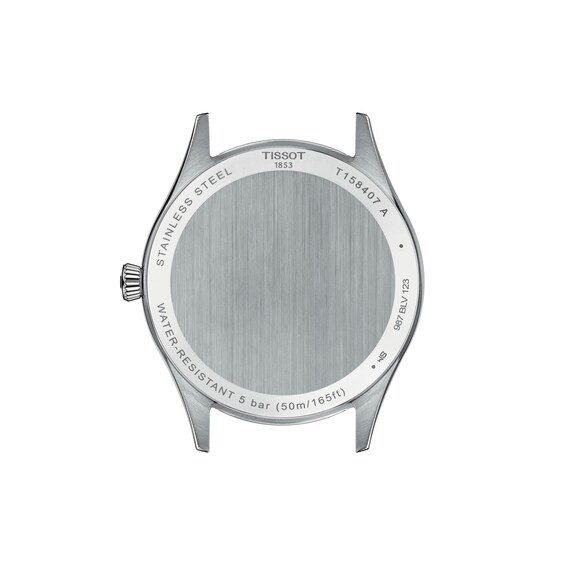 Men's Tissot Classic Dream Gold-Tone PVD and Stainless Steel Watch with Silver-Tone Dial (Model: T1584072203100)