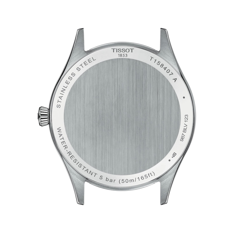 Main Image 2 of Men's Tissot Classic Dream Gold-Tone PVD and Stainless Steel Watch with Silver-Tone Dial (Model: T1584072203100)