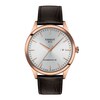 Thumbnail Image 1 of Men's Tissot Classic Dream Rose-Tone PVD Stainless Steel Watch with Brown Leather Strap (Model: T1584073603100)