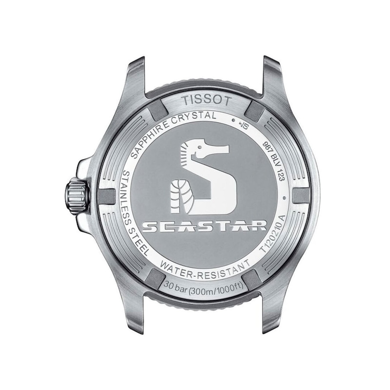 Main Image 2 of Tissot Seastar 1000 Gold-Tone PVD and Stainless Steel Watch with Black Dial (Model: T1202102105100)