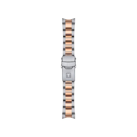 Ladies' Tissot Seastar 1000 Rose-Tone PVD and Stainless Steel Watch with Mother-of-Pearl Dial (Model: T1202102211100)