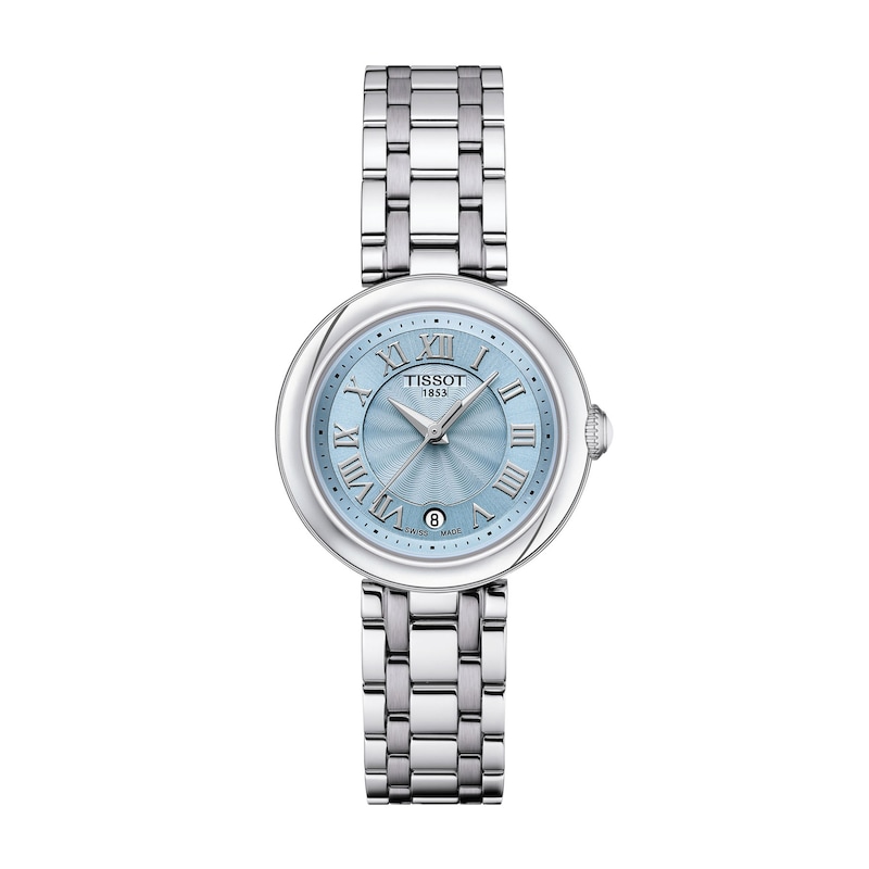 Main Image 1 of Ladies' Tissot Bellissima Stainless Steel Watch with Blue Mother-of-Pearl Dial (Model: T1260101113300)