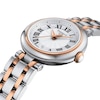 Thumbnail Image 5 of Ladies' Tissot Bellissima Rose-Tone PVD and Stainless Steel Watch with White Dial (Model: T1260102201301)