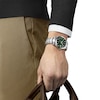 Thumbnail Image 5 of Men's Tissot Gentleman Automatic Stainless Steel Watch with Green Dial (Model: T1274071109101)