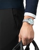 Thumbnail Image 5 of Men's Tissot Gentleman Automatic Stainless Steel Watch with Blue Dial (Model: T1274071135100)