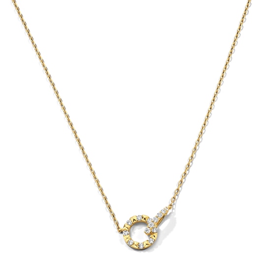 1/6 CT. T.w. Lab-Grown Diamond Link Necklace in 10K Gold (F/Vs2) - 18"