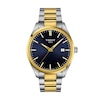 Thumbnail Image 1 of Men's Tissot PR 100 Gold-Tone PVD and Stainless Steel Watch with Blue Dial (Model: T1504102204100)