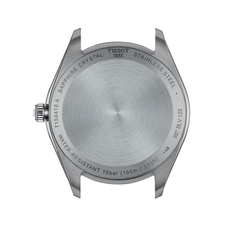 Main Image 2 of Men's Tissot PR 100 Gold-Tone PVD and Stainless Steel Watch with Blue Dial (Model: T1504102204100)