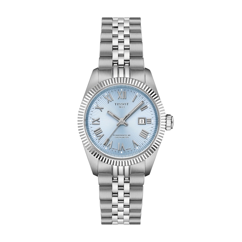 Main Image 1 of Ladies' Tissot Ballade Automatic Stainless Steel Watch with Ice Blue Dial (Model: T1562081135300)