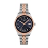 Thumbnail Image 1 of Ladies' Tissot Ballade Rose-Tone PVD and Stainless Steel Watch with Navy Blue Dial (Model: T1562102204100)