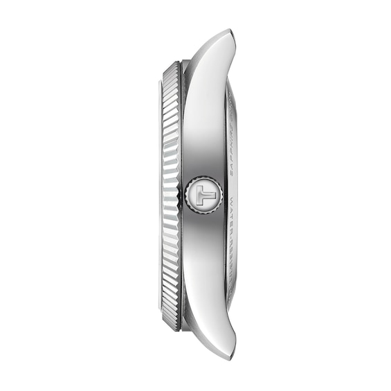 Men's Tissot Ballade Automatic Stainless Steel Watch with Green Dial (Model: T1564081109300)