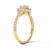 Thumbnail Image 5 of 1 CT. T.W. Certified Lab-Grown Diamond Frame Ring in 14K Gold (F/VS2)