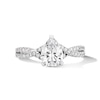 Thumbnail Image 1 of 1-1/3 CT. T.W. Pear-Shaped Certified Lab-Grown Diamond Engagement Ring in 14K White Gold (F/VS2)