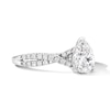 Thumbnail Image 4 of 1-1/3 CT. T.W. Pear-Shaped Certified Lab-Grown Diamond Engagement Ring in 14K White Gold (F/VS2)