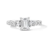 Thumbnail Image 1 of 1-3/4 CT. T.W. Emerald-Cut Certified Lab-Grown Diamond Engagement Ring 14K Gold (F/VS2)