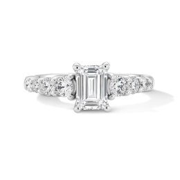1-3/4 CT. T.W. Emerald-Cut Certified Lab-Grown Diamond Engagement Ring 14K Gold (F/VS2)