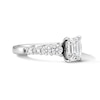 Thumbnail Image 4 of 1-3/4 CT. T.W. Emerald-Cut Certified Lab-Grown Diamond Engagement Ring 14K Gold (F/VS2)