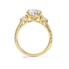 Thumbnail Image 3 of 3-3/4 CT. T.W. Certified Pear-Shaped Lab-Grown Diamond Three-Stone Engagement Ring in 14K Gold (F/VS2)