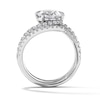 Thumbnail Image 3 of 2-5/8 CT. T.W. Certified Lab-Grown Diamond Bypass Bridal Set in 14K White Gold (F/VS2)
