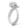 Thumbnail Image 5 of 2-5/8 CT. T.W. Certified Lab-Grown Diamond Bypass Bridal Set in 14K White Gold (F/VS2)