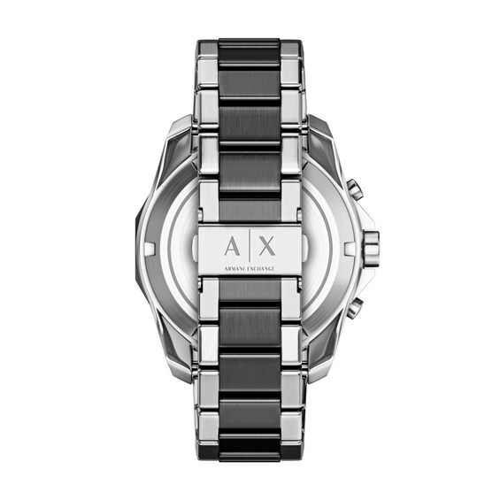 Men's Armani Exchange Chronograph Black IP and Stainless Steel Watch with Black Dial (Model: Ax1973)