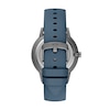 Thumbnail Image 5 of Men's Armani Exchange Gray IP Stainless Steel Watch with Blue Dial and Blue Leather Strap (Model: AX2767)