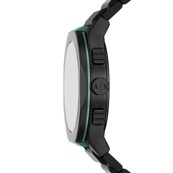 Men's Armani Exchange Sync Chronograph Black IP Stainless Steel Watch with Black Dial (Model: Ax4294)