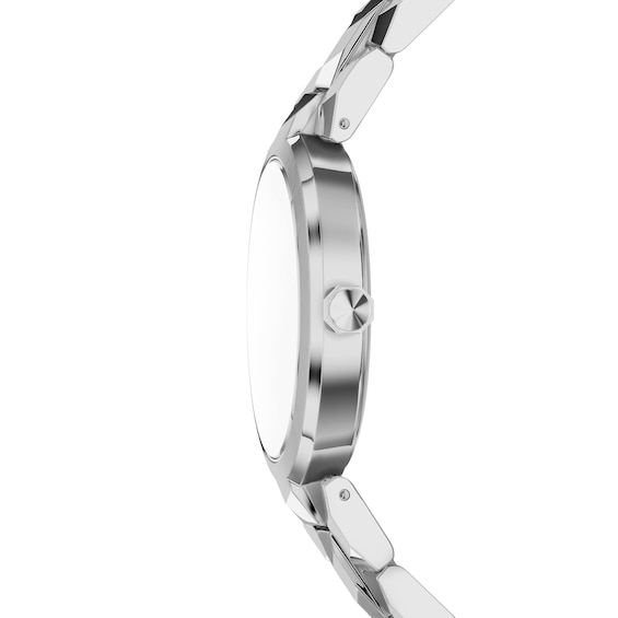 Ladies' Armani Exchange Audora Stainless Steel Watch with Silver-Tone Dial (Model: Ax4405)